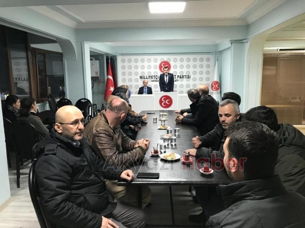 Abdullah Taha Yıldırım’dan MHP Akyazı İlçe Başkanlığı’na ziyaret